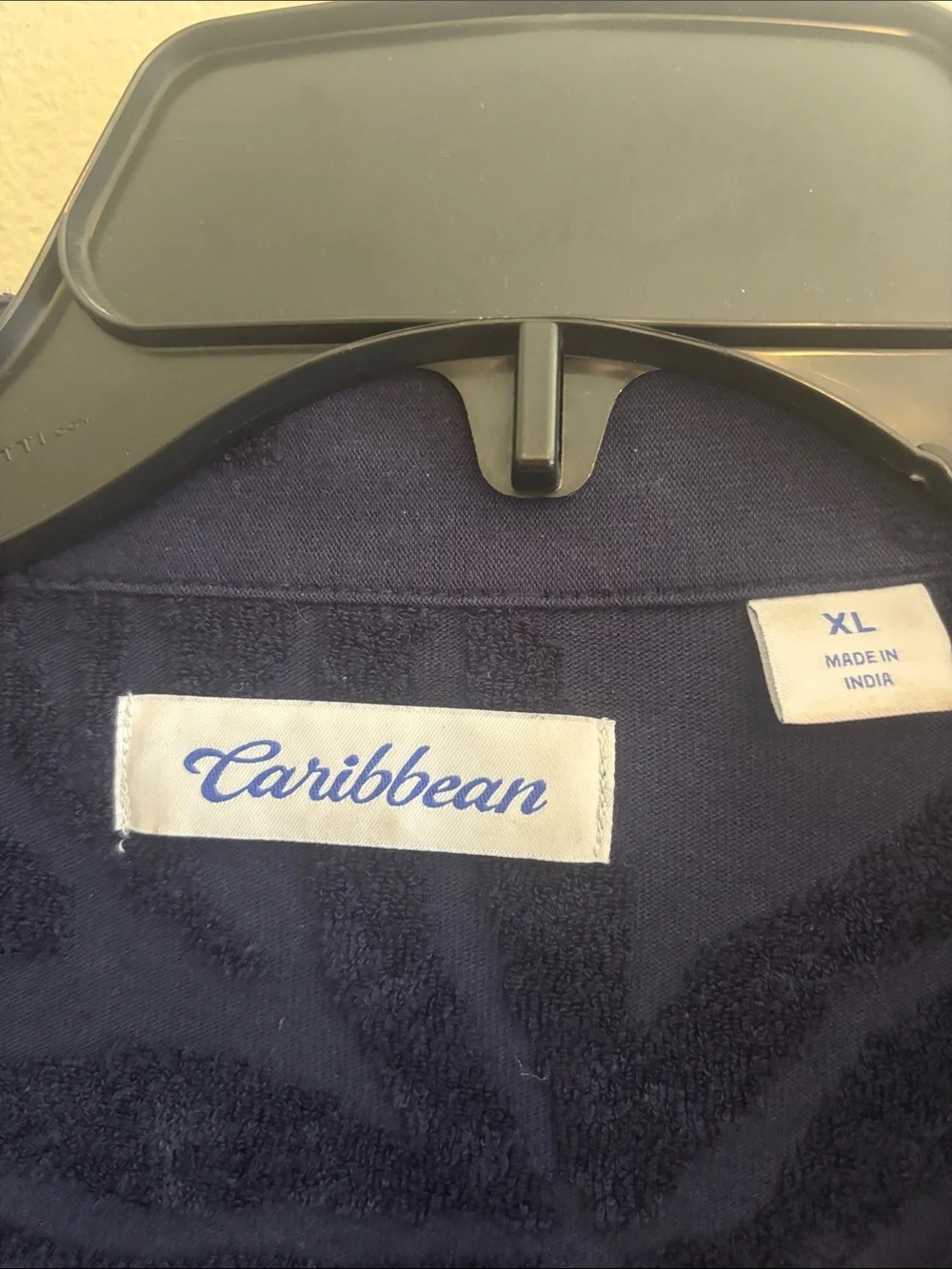 Caribbean Navy Floral Velour Swim Athletic Shorts